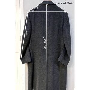 100% Cashmere Mens Designer Overcoat